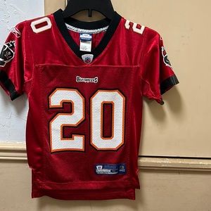 NFL Collectible Reebok Buccaneers “Barber # 20” Kids Red Jersey. Size 8 (small).